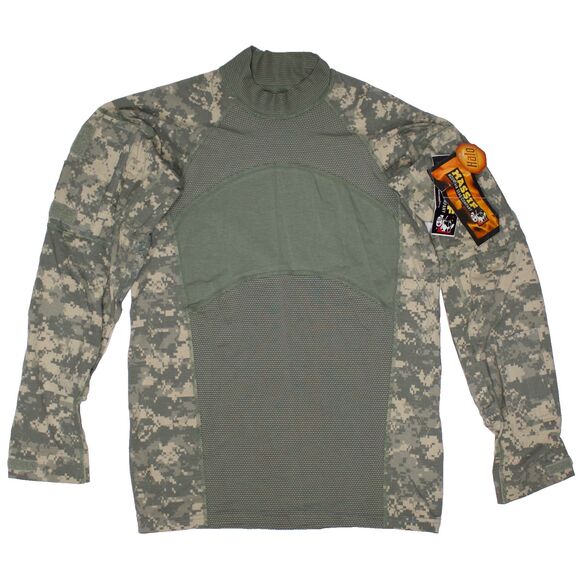 NWT Massif Flame Resist Army Combat Shirt Retired Digital Camo Men Size M (B3) - Picture 2 of 12
